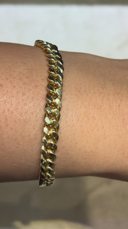 SEMI SOLID MIAMI CUBAN BRACELET ED000580