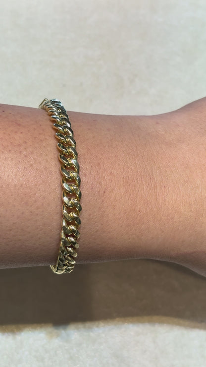 SEMI SOLID MIAMI CUBAN BRACELET ED00830