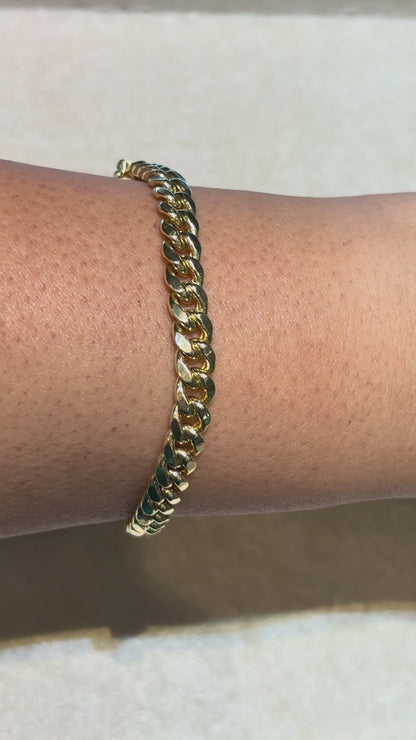 SEMI SOLID MIAMI CUBAN BRACELET ED001140