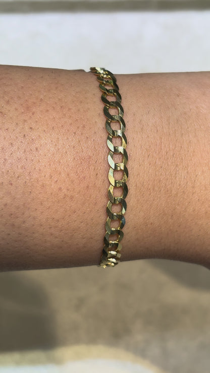 SOLID CUBAN BRACELET ED000630