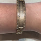 CHINO LINK BRACELET WITH GREEK KEY BORDER ON PLATE 52.80 GM