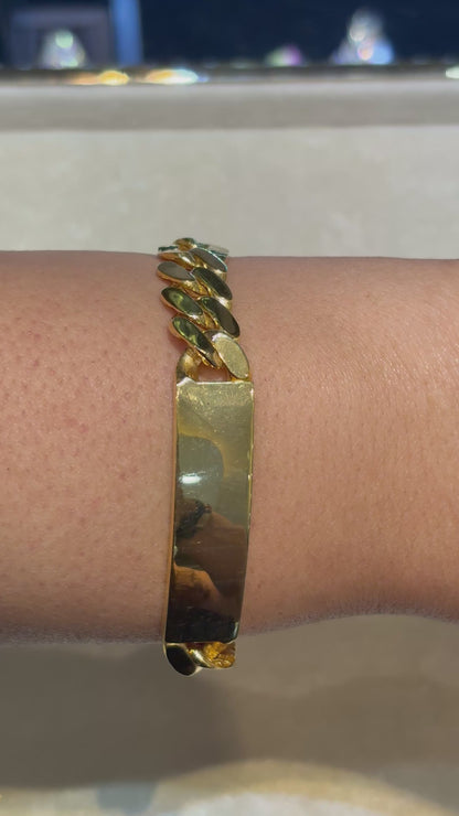 SEMI SOLID MIAMI CUBAN BRACELET ED01540