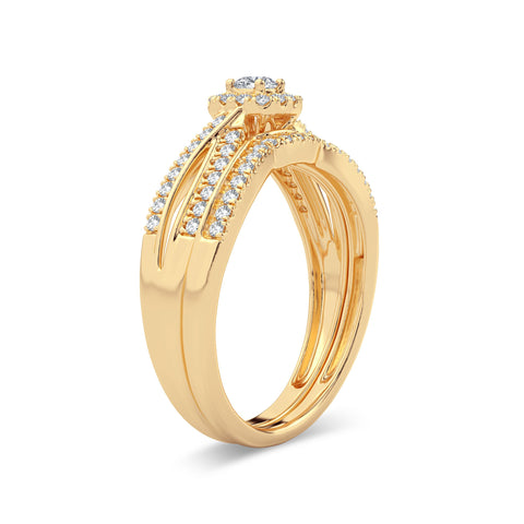 14K 0.33ct Diamond Bridal Ring