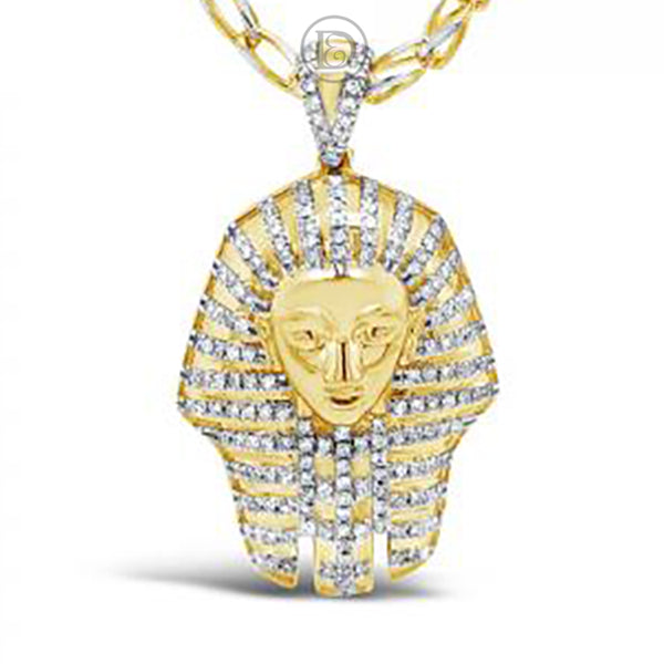 Diamond Pendant .40 CTW Round Cut 10K Yellow Gold