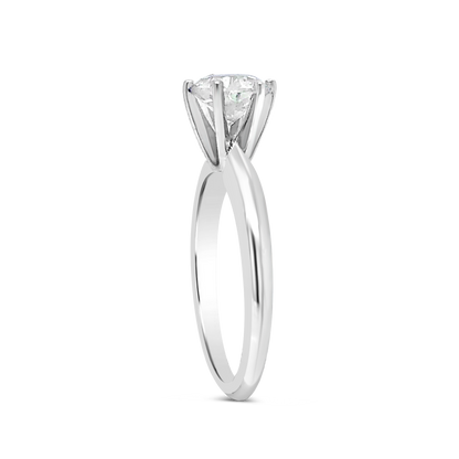 Diamond Engagement Ring 1 CTW Round Cut 14K White Gold