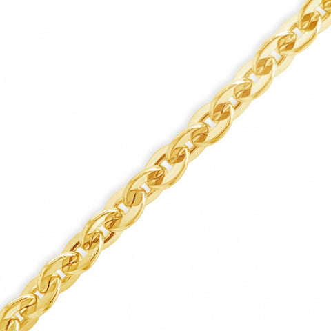 10K Yellow Gold  Cable Link 22" Chain
