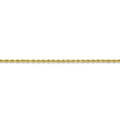 10k 1.75mm Diamond-cut Rope Chain