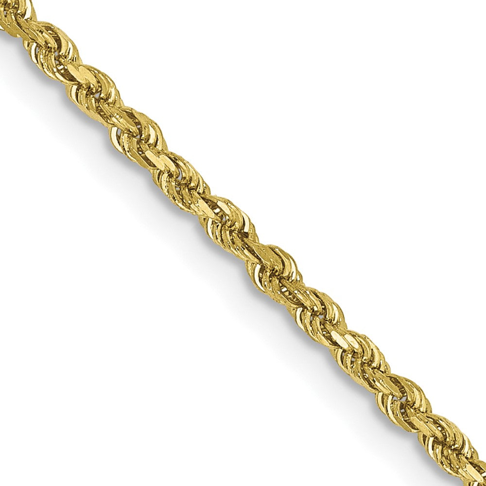 10k 1.75mm Diamond-cut Rope Chain – Exotic Diamonds