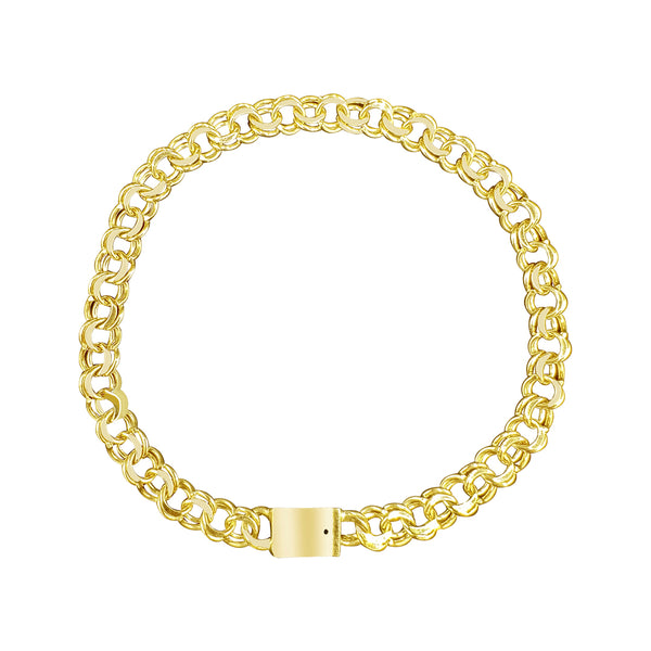 10K Yellow Gold Chino Link Bracelet