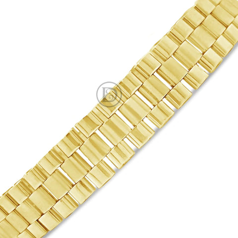 10K Gold Presidential Style Bracelet