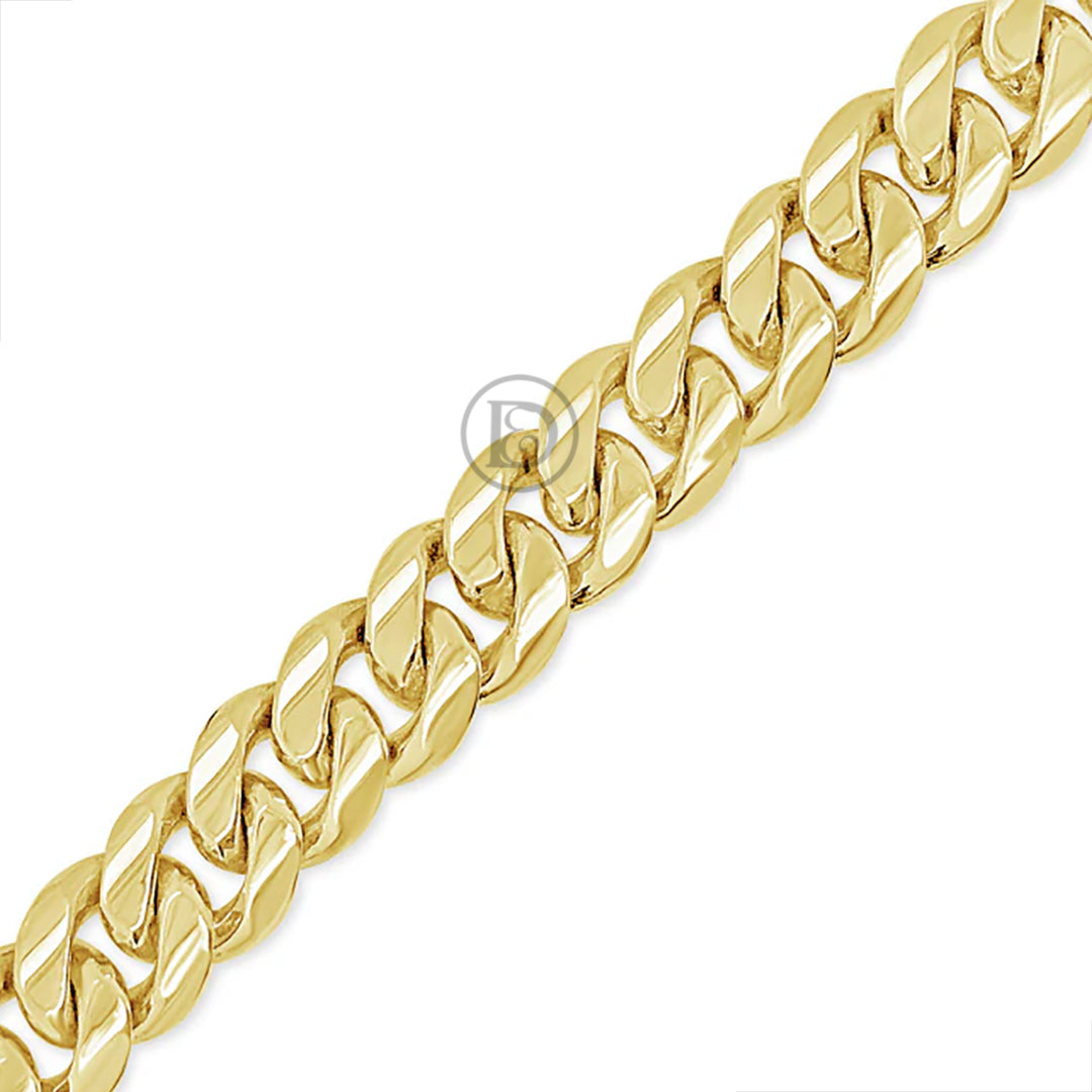 10K Solid Yellow Gold Miami Cuban Bracelet