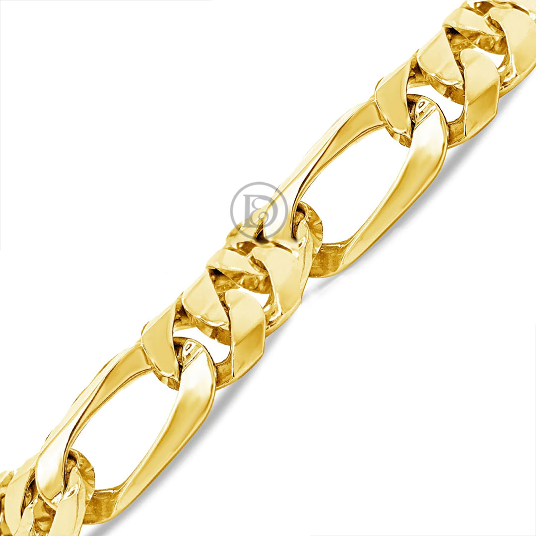 10K Gold Figaro Men Bracelet
