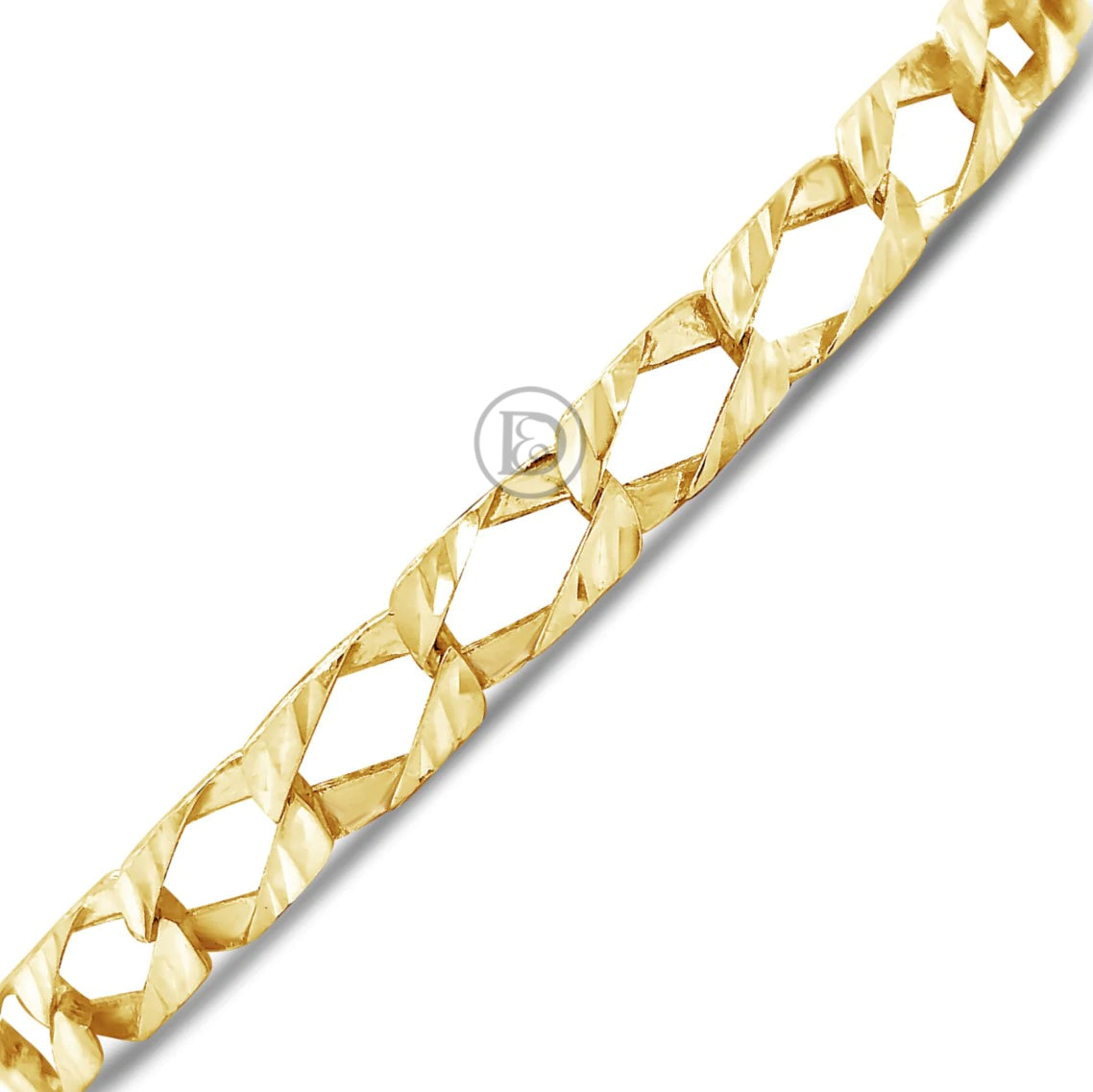 10K Gold Cuban Link Bracelet w/ Lazor Cuts