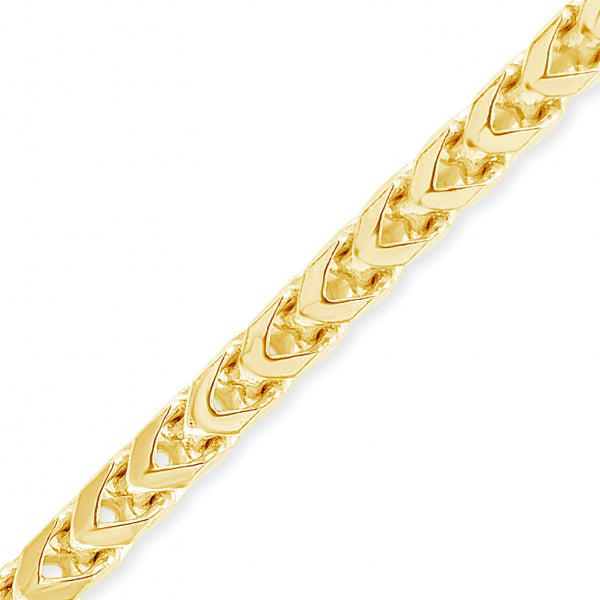 10K Yellow Gold Solid  Franco Chain