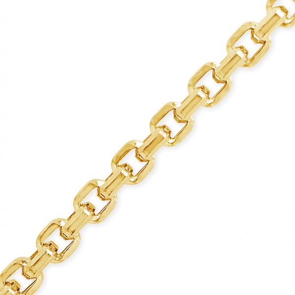 10K Yellow Gold Rolo Cable 22" Link Chain