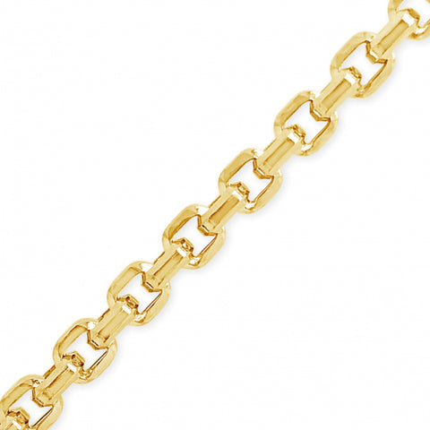 10K Yellow Gold  Rolo Cable 22" Link Chain