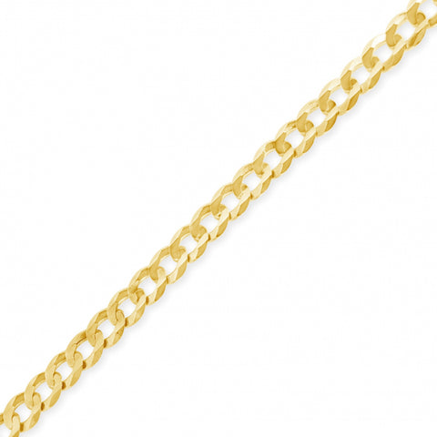 10K Yellow Gold hollow  Cuban Link 18" Chain