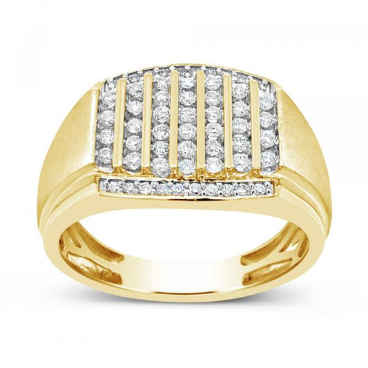 Diamond Ring .50 CTW Round Cut 10K Yellow Gold