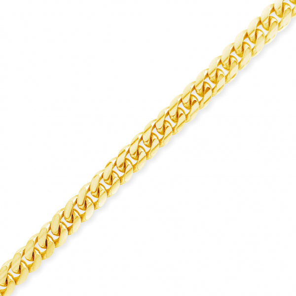 10K Solid Yellow Gold Miami Cuban 20" Chain