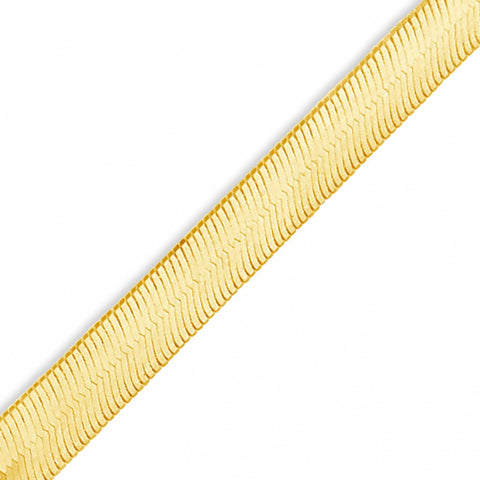 10K Yellow Gold  Herringbone 16" Chain