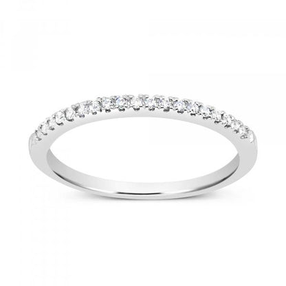 14K Yellow Gold .10 CTW Round Cut Diamond Band