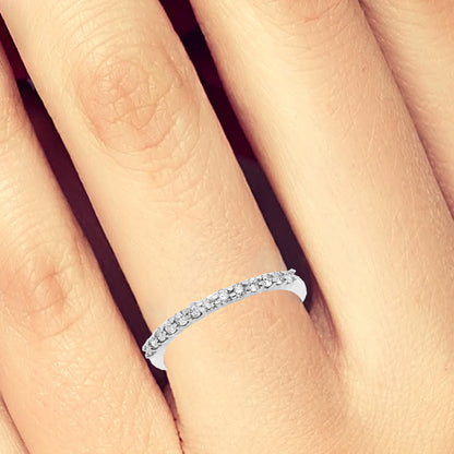 Diamond Band .25 CTW Round Cut 10K White Gold