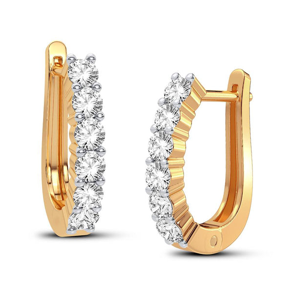 14K 1.00CT Diamond Earring