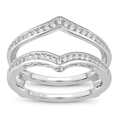 14K  0.38CT  Diamond RING GUARD