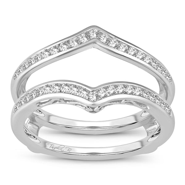 14K  0.38CT  Diamond RING GUARD