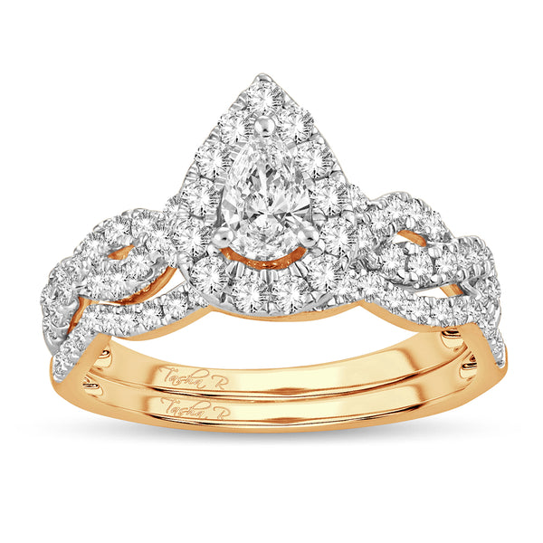 14K 1.40CT DIAMOND BRIDAL RING