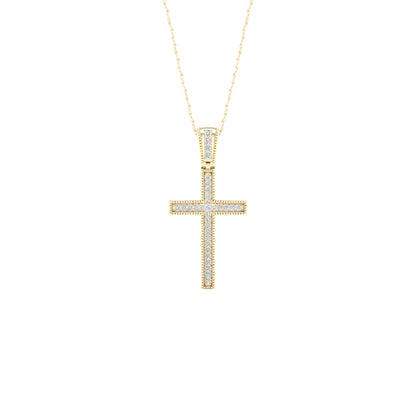 10K 0.10CT Diamond Pendant