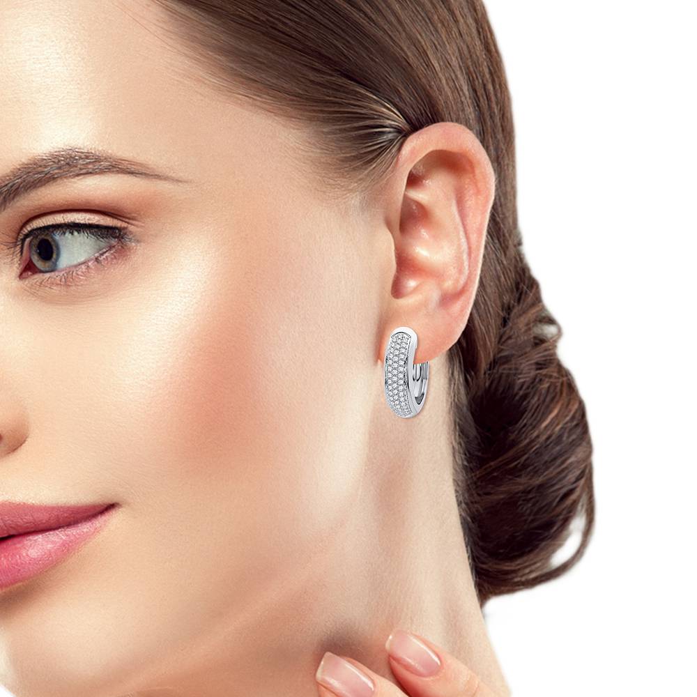 14K 0.23CT Diamond Earring