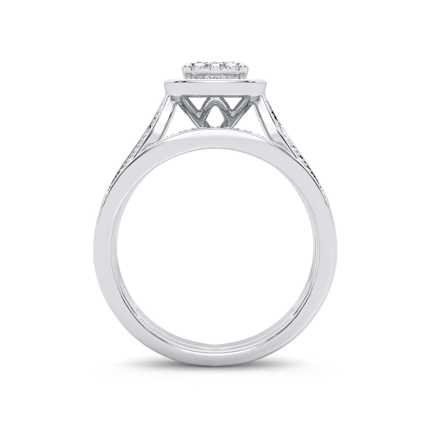 14K 0.40CT DIAMOND BRIDAL RING