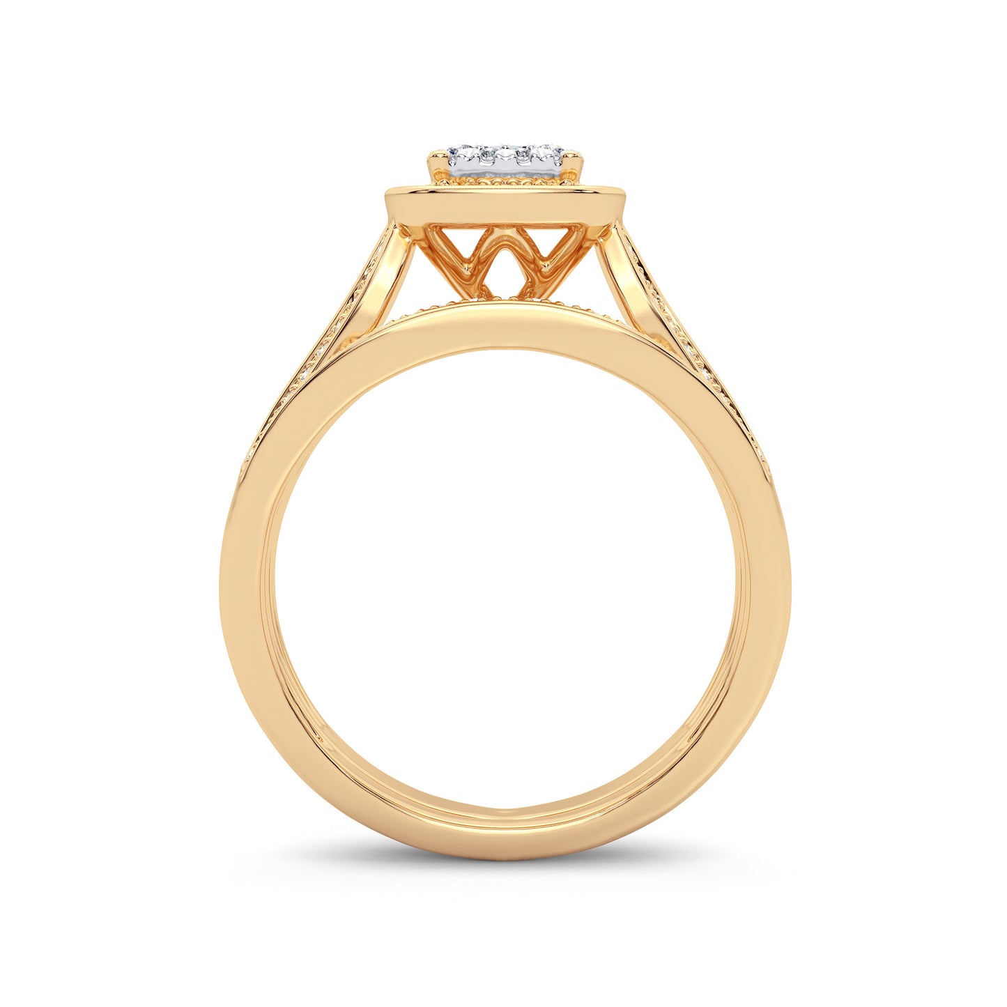 14K 0.40CT DIAMOND BRIDAL RING