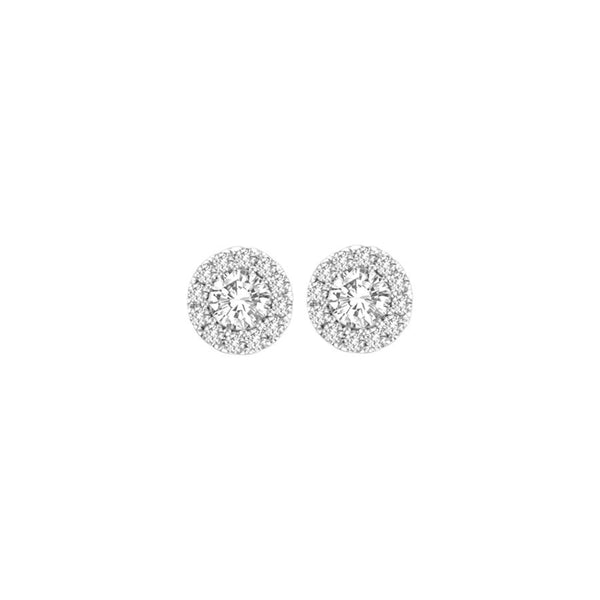 14K 0.50CT Diamond EARR.
