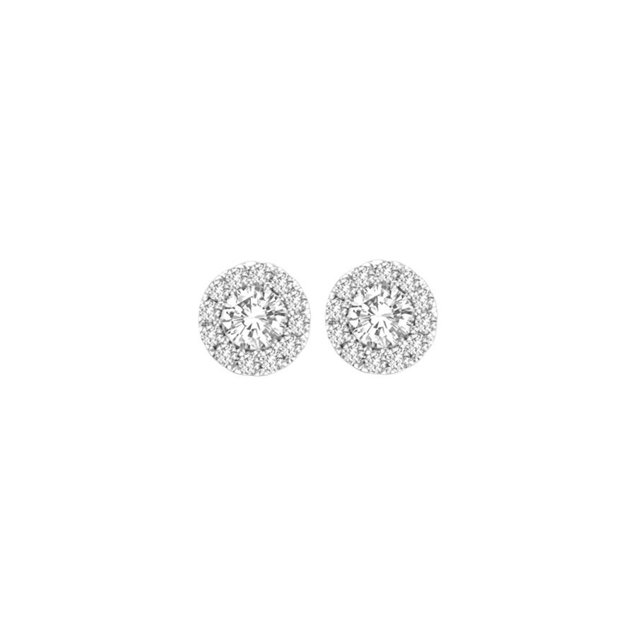 14K  0.50CT  Diamond  EARR.