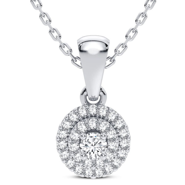 14K 0.05CT DIAMOND PENDANT