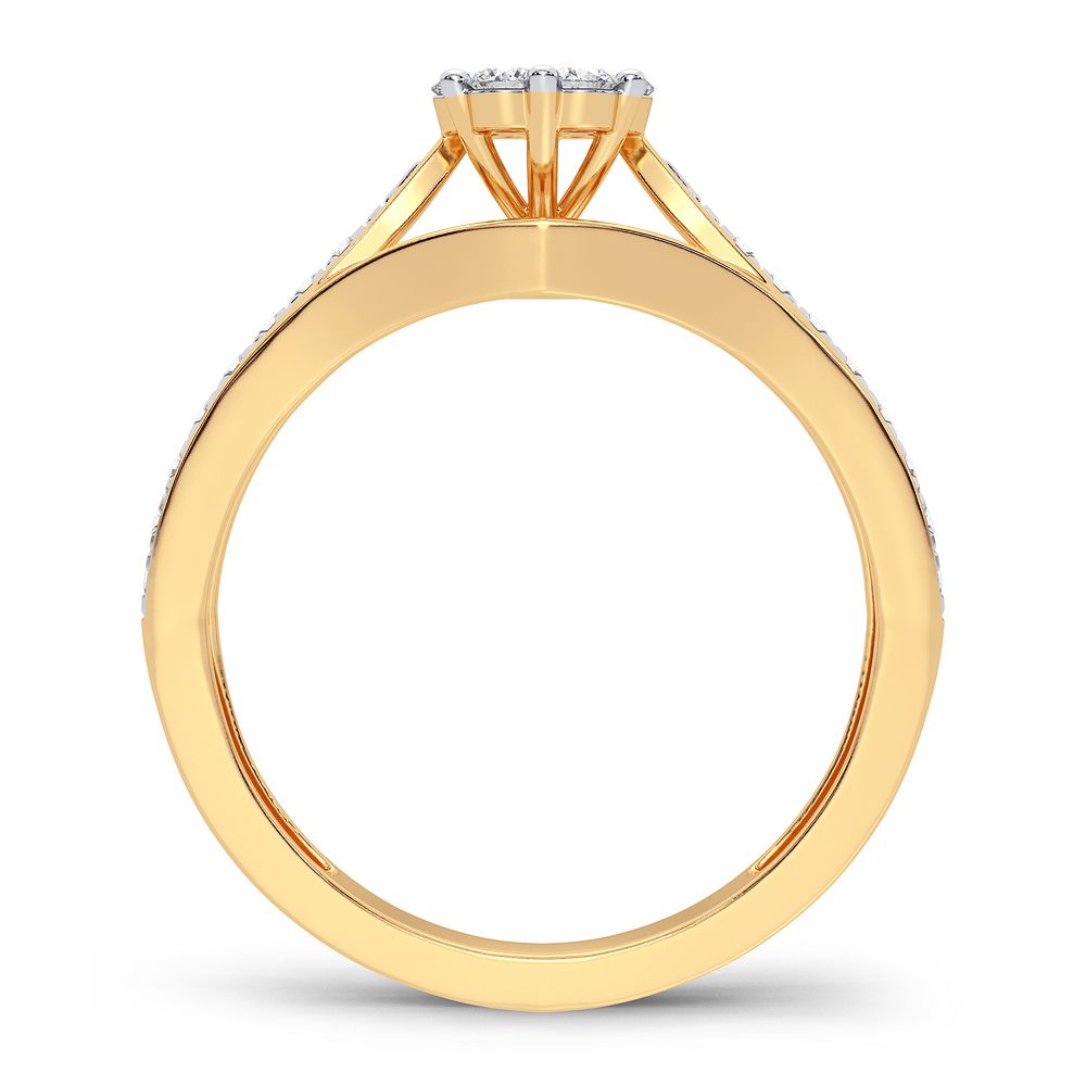 10K 0.25CT Diamond Ring