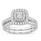 14K 1.00CT DIAMOND  BRIDAL RING