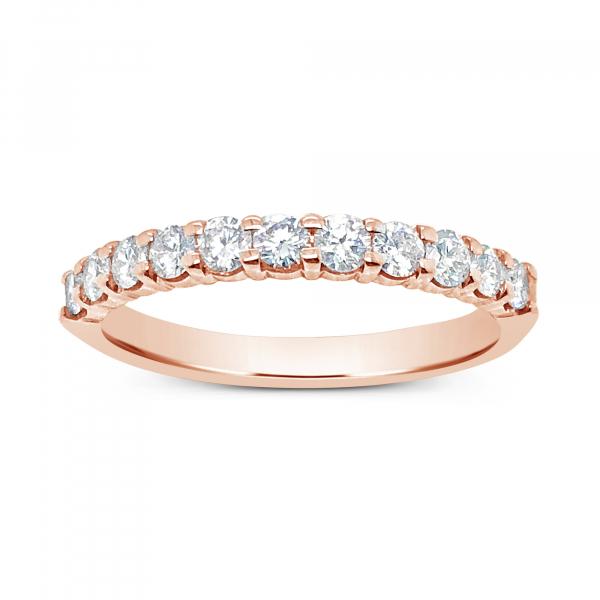Diamond Band .52 CTW Round Cut 14KRose Gold