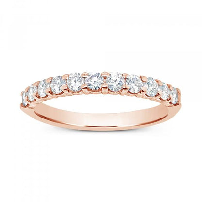 Diamond Band .52 CTW Round Cut 14KRose Gold