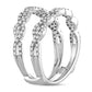 14K 0.66CT Diamond RING GUARD