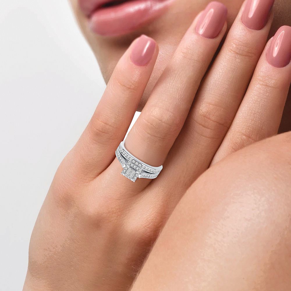 14K 0.42CT Diamond Bridal Ring