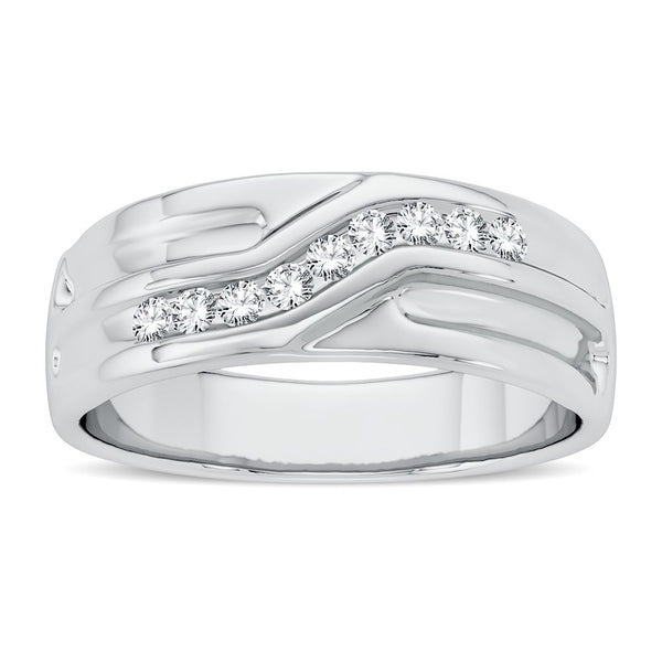 14K 0.15CT Diamond Band