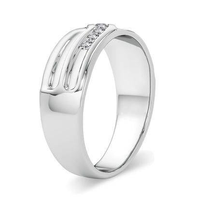 14K 0.15CT Diamond Band