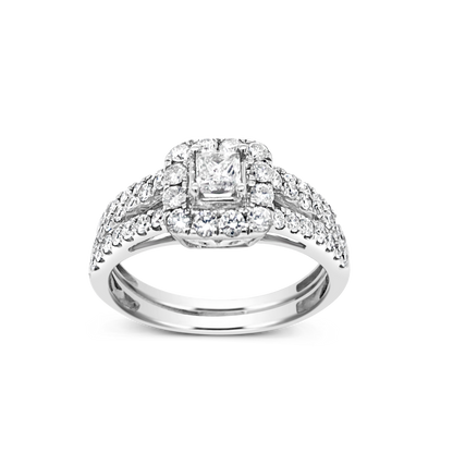 Diamond Engagement Ring 1 CTW 14K White Gold
