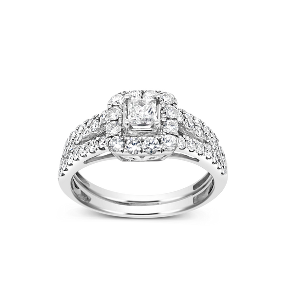 Diamond Engagement Ring 1 CTW 14K White Gold