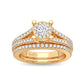 14K 0.83CT Diamond Bridal Ring