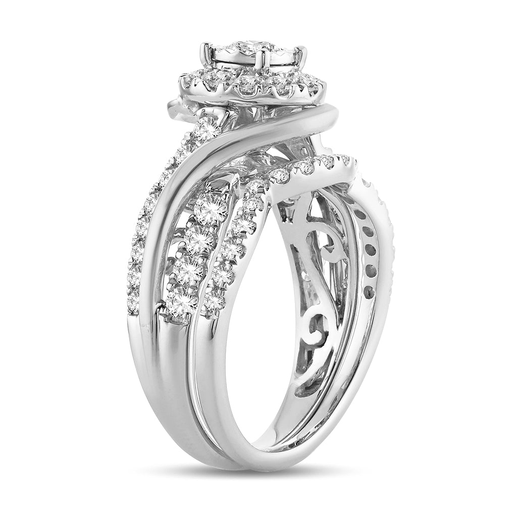 14K 1.10CT Diamond BRIDAL RING