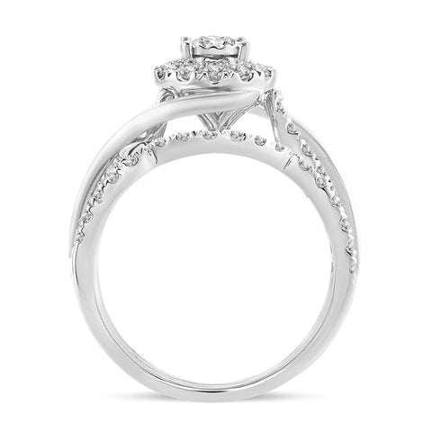 14K 1.10CT Diamond BRIDAL RING